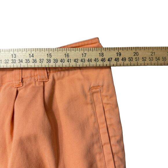 Cuffys Cape Cod MA Women's 16 Shorts Peach 8" Inseam 100% Cotton Summer READ - Picture 8 of 9